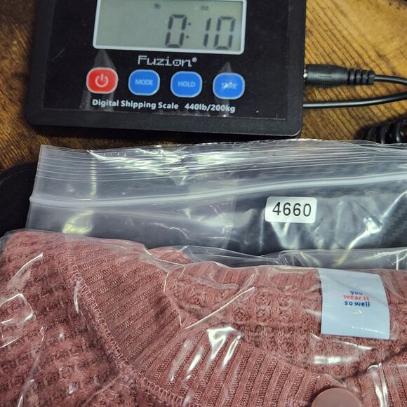 Old Navy Thermal Waffle Knit Henley Women XS Mauve Pink Cropped Long Sleeve EUC - Picture 12 of 12